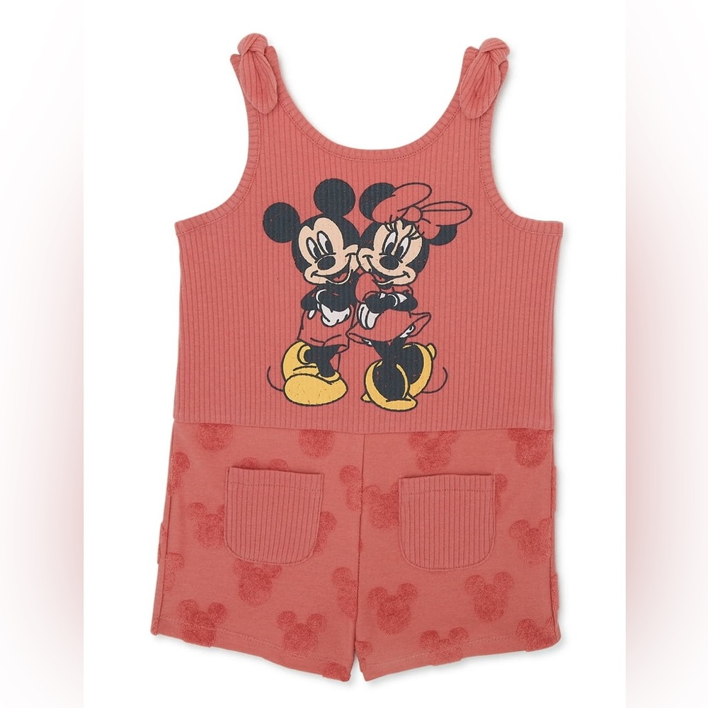 Disney Junior | Minnie And Mickey Mouse | 5T Coral Romper